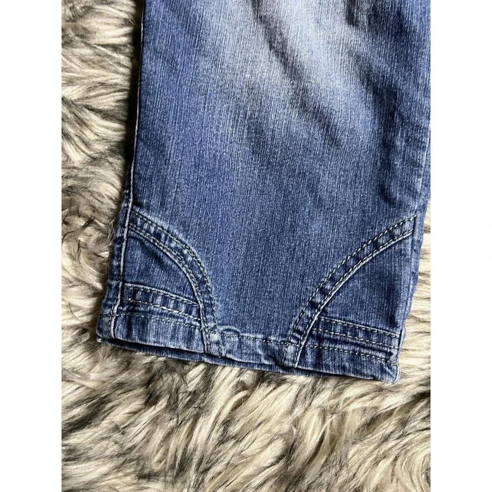Vintage Y2K Capri Denim Jeans Secret Love Sz 12 Women